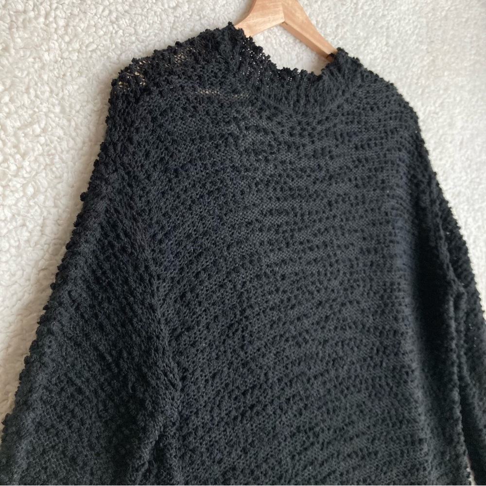Wild Fable Women's black open front popcorn cardigan sweater, Sz S - Picture 13 of 15
